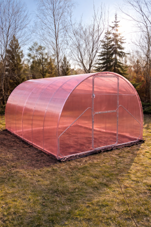 Szklarnia 3x12m Zielarnia Pro z profilu 40x20mm i poliwęglanu Zbiory+ 6mm z montażem